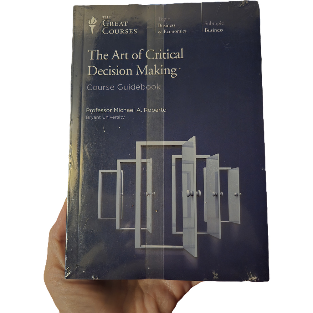 The art of critical decision making by Great Courses new DVD